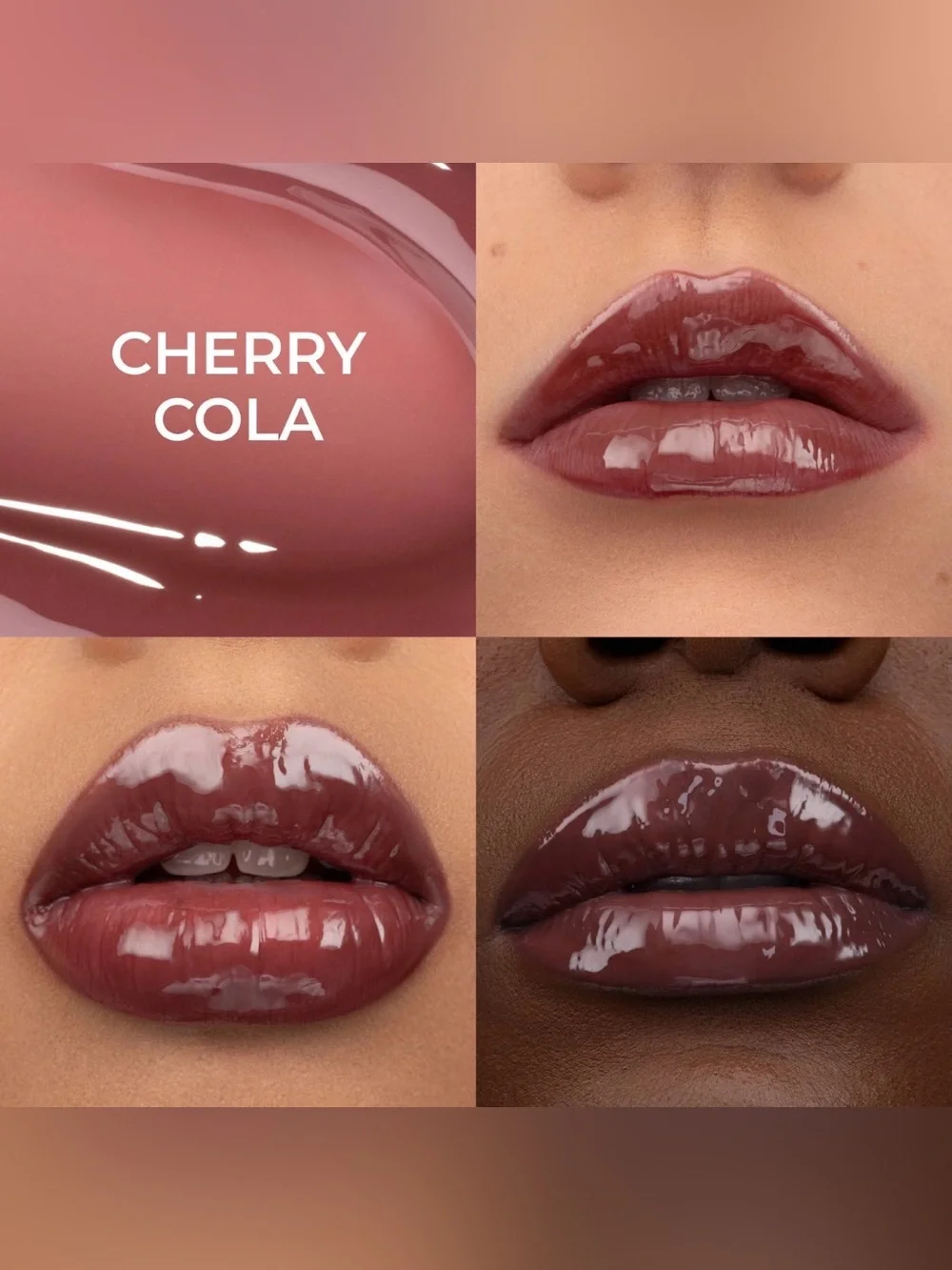 NATASHA DENONA - Hy-Gloss Tinted Lip Gloss Balm in shade Cherry Cola NWOB